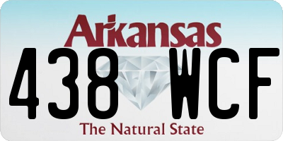 AR license plate 438WCF