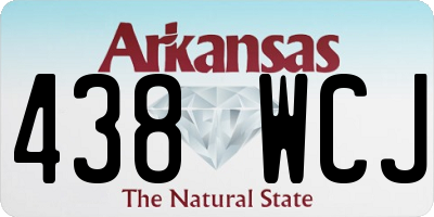 AR license plate 438WCJ