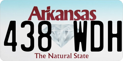 AR license plate 438WDH