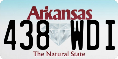 AR license plate 438WDI