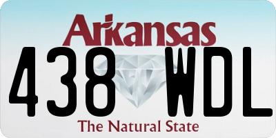 AR license plate 438WDL