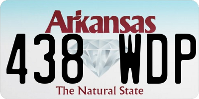 AR license plate 438WDP