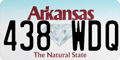 AR license plate 438WDQ