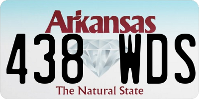 AR license plate 438WDS