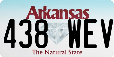 AR license plate 438WEV
