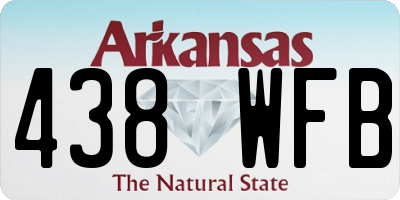 AR license plate 438WFB