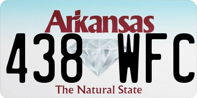 AR license plate 438WFC