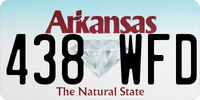 AR license plate 438WFD