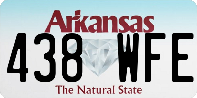 AR license plate 438WFE
