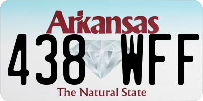 AR license plate 438WFF