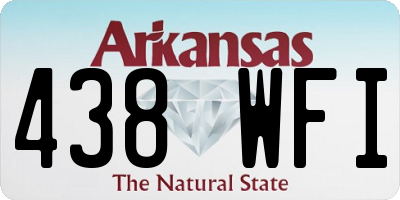 AR license plate 438WFI