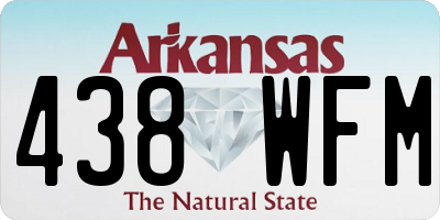 AR license plate 438WFM
