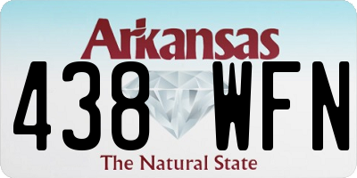 AR license plate 438WFN
