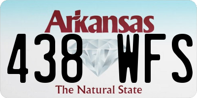AR license plate 438WFS