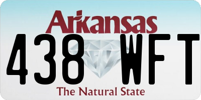 AR license plate 438WFT