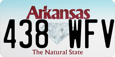 AR license plate 438WFV