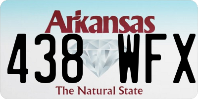 AR license plate 438WFX