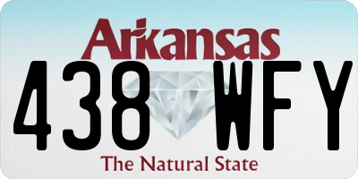 AR license plate 438WFY