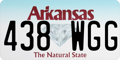 AR license plate 438WGG