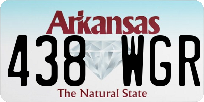 AR license plate 438WGR