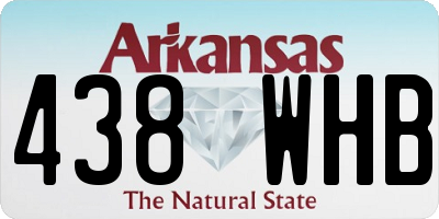 AR license plate 438WHB