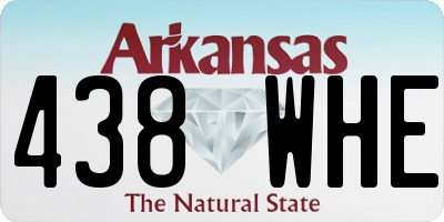 AR license plate 438WHE
