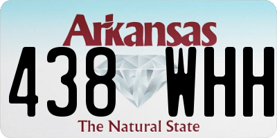 AR license plate 438WHH