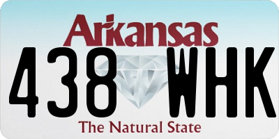 AR license plate 438WHK