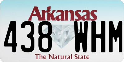 AR license plate 438WHM