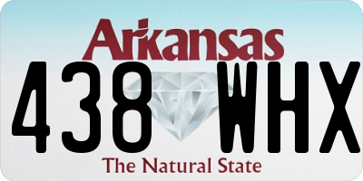AR license plate 438WHX