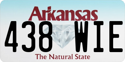 AR license plate 438WIE