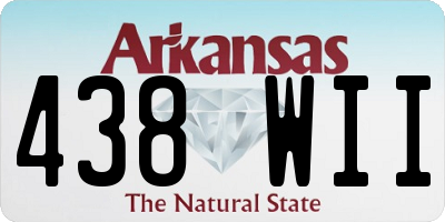 AR license plate 438WII