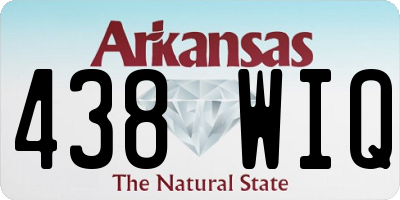 AR license plate 438WIQ