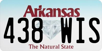 AR license plate 438WIS