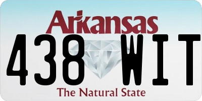 AR license plate 438WIT