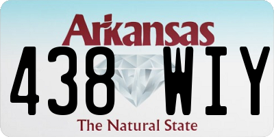 AR license plate 438WIY