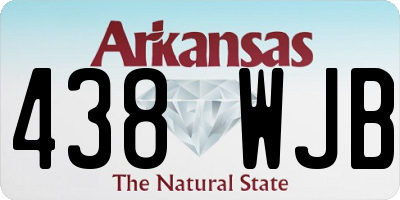 AR license plate 438WJB