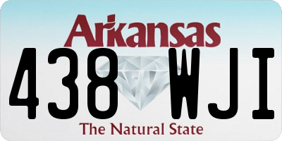AR license plate 438WJI