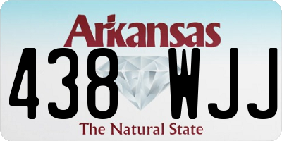AR license plate 438WJJ