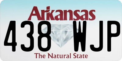 AR license plate 438WJP