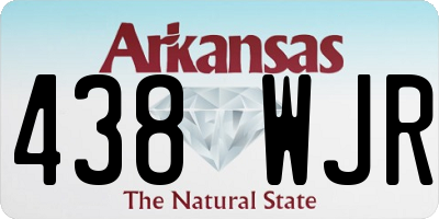 AR license plate 438WJR