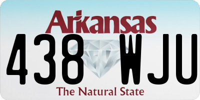 AR license plate 438WJU
