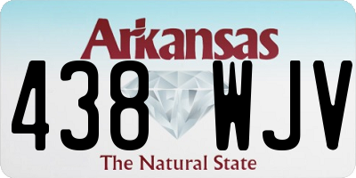AR license plate 438WJV