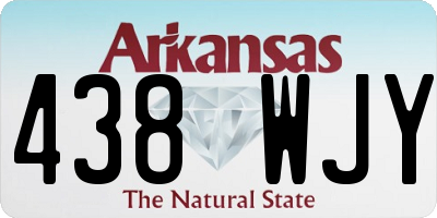 AR license plate 438WJY