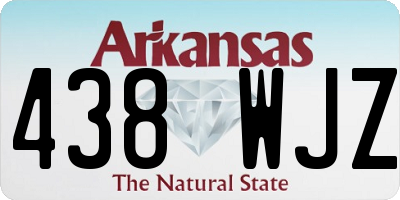 AR license plate 438WJZ