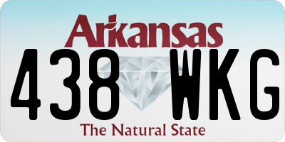 AR license plate 438WKG