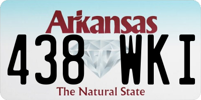 AR license plate 438WKI