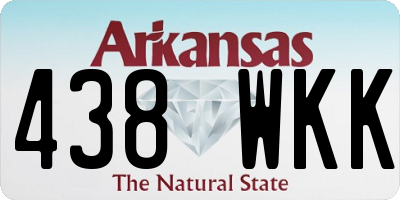 AR license plate 438WKK