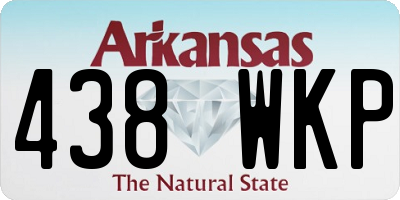 AR license plate 438WKP
