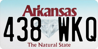 AR license plate 438WKQ